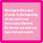 Marriage Drink Coaster